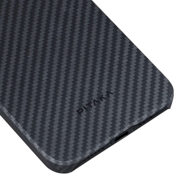 Фото - Чехол для смартфона Pitaka MagEZ Case 4 Twill 1500D Black/Grey for iPhone 15 Plus (KI1501M)