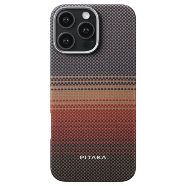 Фото - Чехол для смартфона Pitaka Tactile Woven Sunset for iPhone 16 Pro (KI1601SU)