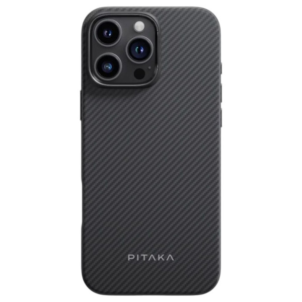 Фото - Чехол для смартфона Pitaka Military-Grade Protective Classic Twill 600D Black/Grey for iPhone 16 Pro Max (KI1601PMPA)