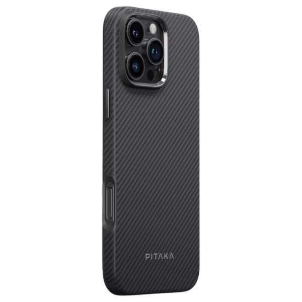 Фото - Чехол для смартфона Pitaka Military-Grade Protective Classic Twill 600D Black/Grey for iPhone 16 Pro Max (KI1601PMPA)