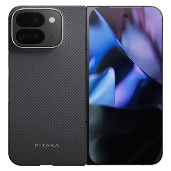 Фото - Чехол для смартфона Pitaka Ultra-Slim Case Classic Twill 600D Black/Grey for Google Pixel 9 Pro Fold (GFB2403)