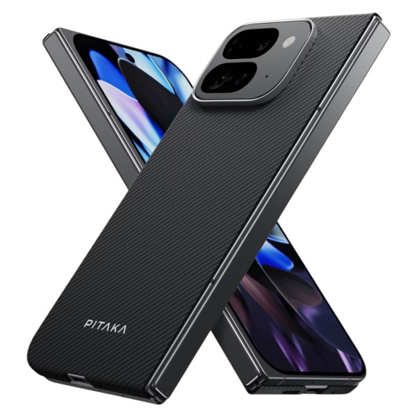 Фото - Чехол для смартфона Pitaka Ultra-Slim Case Classic Twill 600D Black/Grey for Google Pixel 9 Pro Fold (GFB2403)