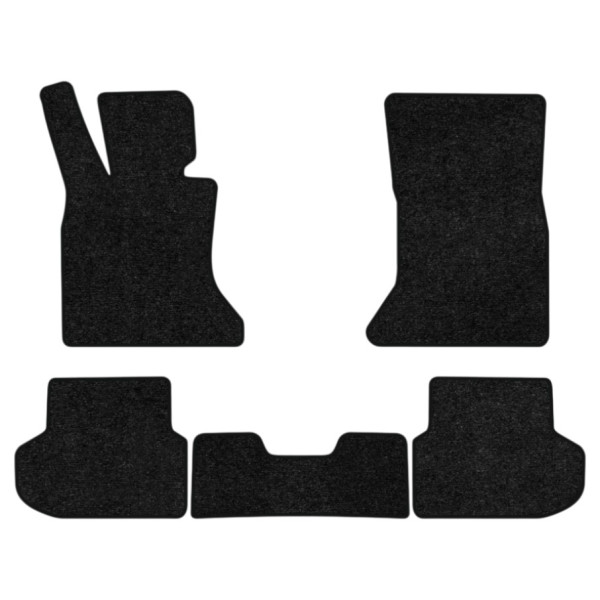 Фото - Коврики ворсовые в салон авто EVAtech Standard для BMW 5 Series (F10) (xDrive) Restyling Electric seats 2013-2017 6 поколение Sedan EU черный кант BM13491C5BM8VEB