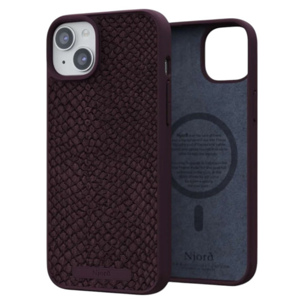 Фото - Чехол для смартфона Njord Salmon Leather MagSafe Case Rust for iPhone 15 Plus (NA52SL03) Фото - Чехол для смартфона Njord Salmon Leather MagSafe Case Rust for iPhone 15 Plus (NA52SL03)