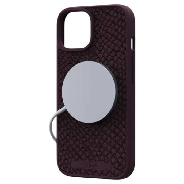 Фото - Чехол для смартфона Njord Salmon Leather MagSafe Case Rust for iPhone 15 Plus (NA52SL03)