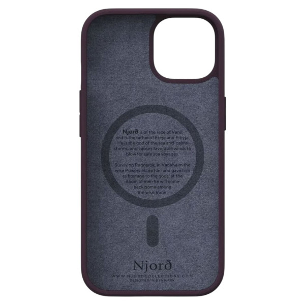 Фото - Чехол для смартфона Njord Salmon Leather MagSafe Case Rust for iPhone 15 Plus (NA52SL03)