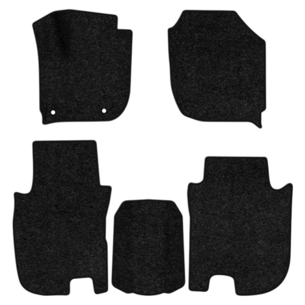 Фото - Коврики ворсовые в салон авто EVAtech Standard для Honda Fit 2013-2020 3 поколение Htb USA черный кант HA1470CE5TL2VEB