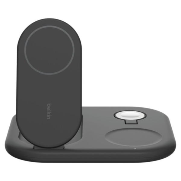 Фото - Беспроводное зарядное устройство Belkin 3в1 Magnetic Foldable iPhone/Watch/AirPods, Qi2 15Вт Black (WIZ029VFBK)