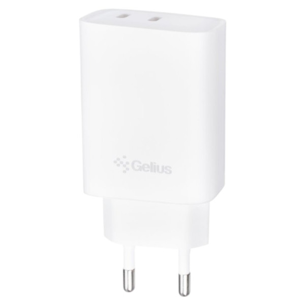 Фото - Сетевое зарядное устройство Gelius Dos GP-HC062 40W 2Type-C White (99740)