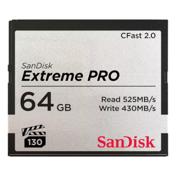 Фото - Карта памяти SanDisk Extreme PRO CFAST 2.0 64GB (SDCFSP-064G-G46D)
