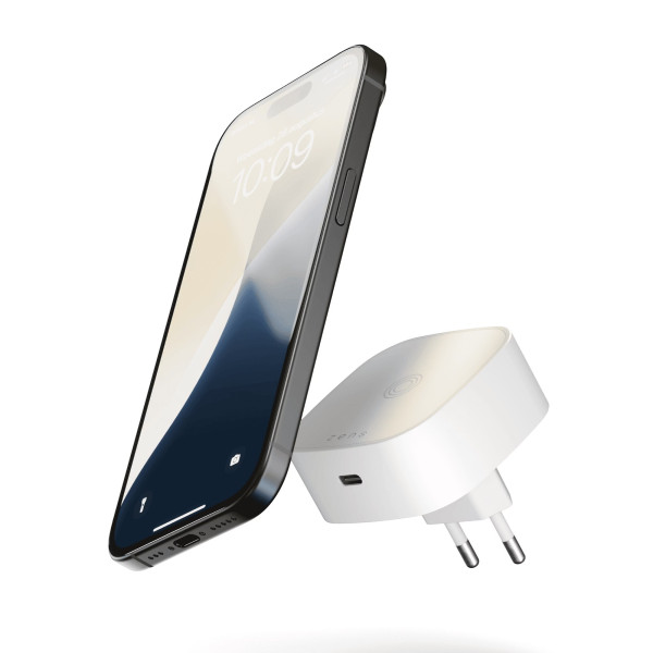 Фото - Беспроводное зарядное устройство Zens Wireless Charging Adapter White (ZESC18W/00)