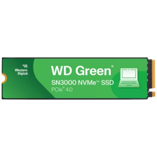 Фото - SSD-накопитель внутренний Western Digital G4 M.2 NVME 500GB GREEN SN3000 (WDS500G4G0E)