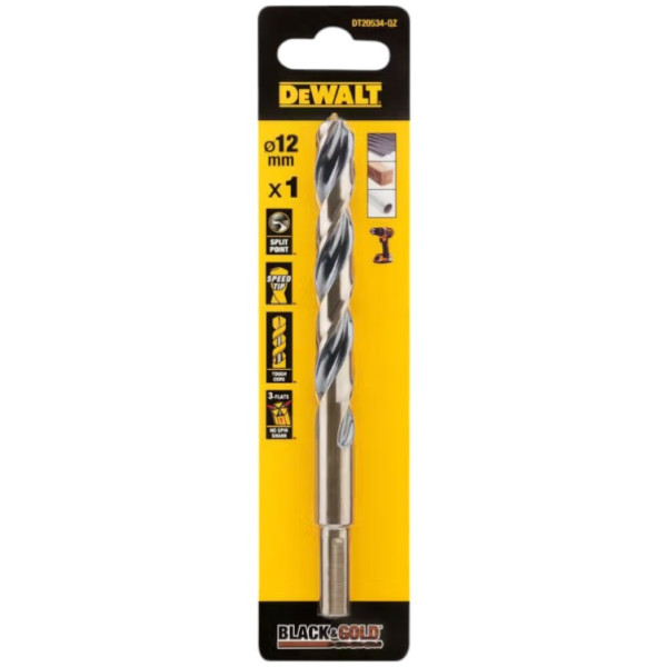Фото - Сверло DeWALT BLACK & GOLD HSS - G (DT20534)