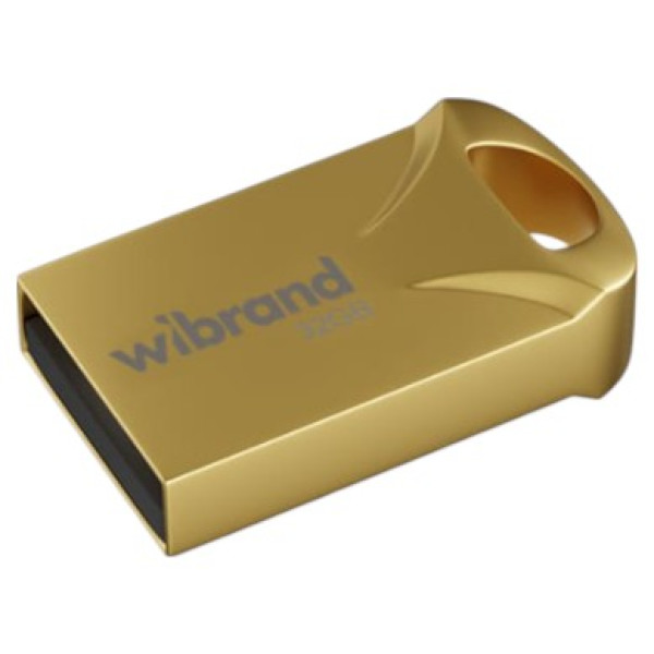 Фото - Флеш USB Wibrand USB 2.0 Hawk 32Gb Gold (WI2.0/HA32M1G)