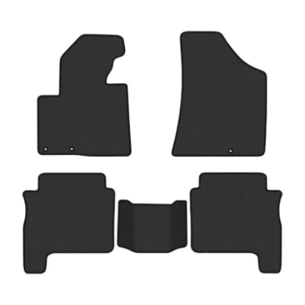 Фото - EVA коврики в салон авто EVAtech для Santa FE (CM) Restyling (Floor Gas Pedal) 5 seats (3 clips) Hyundai 2010-2012 2 поколение SUV EU HY13312CG5KD3RBB