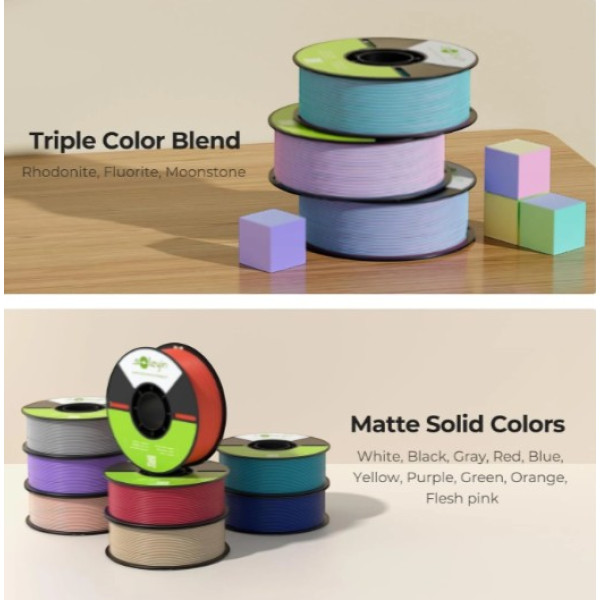 Фото - Нитка для PLA-картриджа Creality Filament 1.75 мм черный (3301010513)