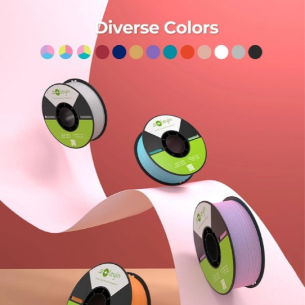 Фото - Нитка для PLA-картриджа Creality Filament 1.75 мм черный (3301010513)