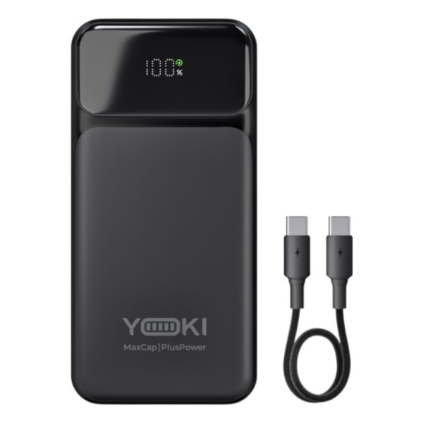 Фото - Батарея мобильная YOKI MaxCap 65W 20000 mAh Black (YK-PMC2061) Black