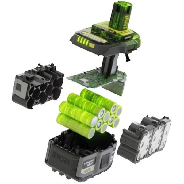 Фото - Аккумулятор для электроинструментов Ryobi ONE+ RB1880T High Energy Lithium+ (5133006264)