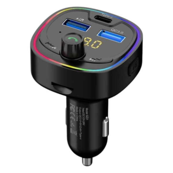 Фото - FM модулятор SkyDolphin SZ21 Black (SDFMT-000028) Фото - FM модулятор SkyDolphin SZ21 Black (SDFMT-000028)