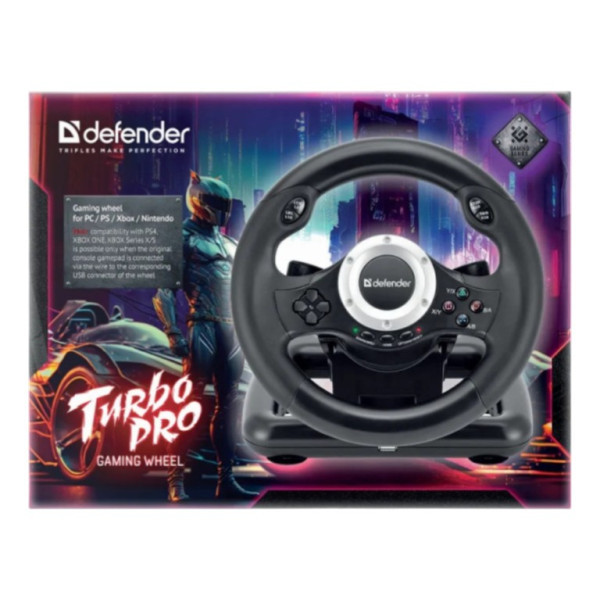 Фото - Руль Defender Turbo Pro for PC/PS3/PS4/Xbox (64291)