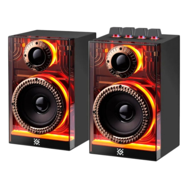 Фото - Компьютерная акустика компактная 2.0 Defender Futuro Bluetooth/USB/TF/AUX (65087)