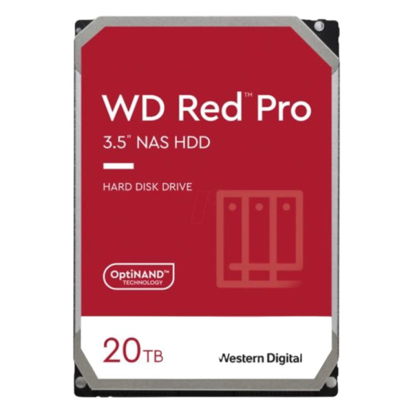 Фото - Жесткий диск внутренний WD HDD SATA 20.0TB WD Red Pro NAS 7200rpm 512MB (WD201KFGX)
