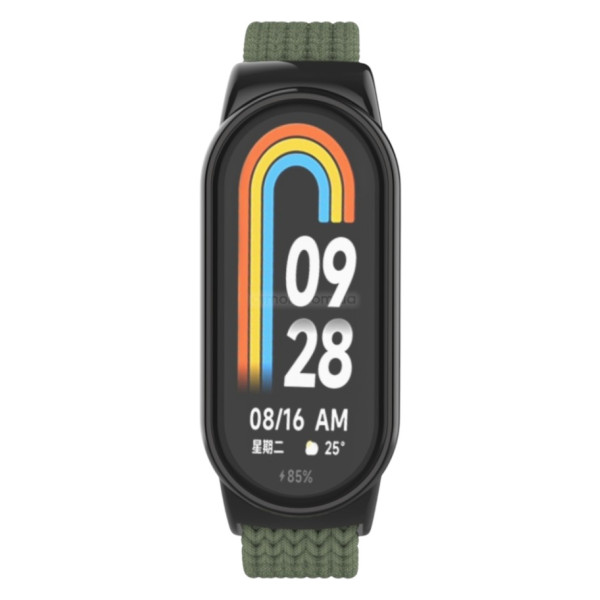 Фото - Ремешок для фитнес-браслета Armorstandart Braided Solo Loop for Xiaomi Smart Band 10/9/8 Khaki (ARM86882)