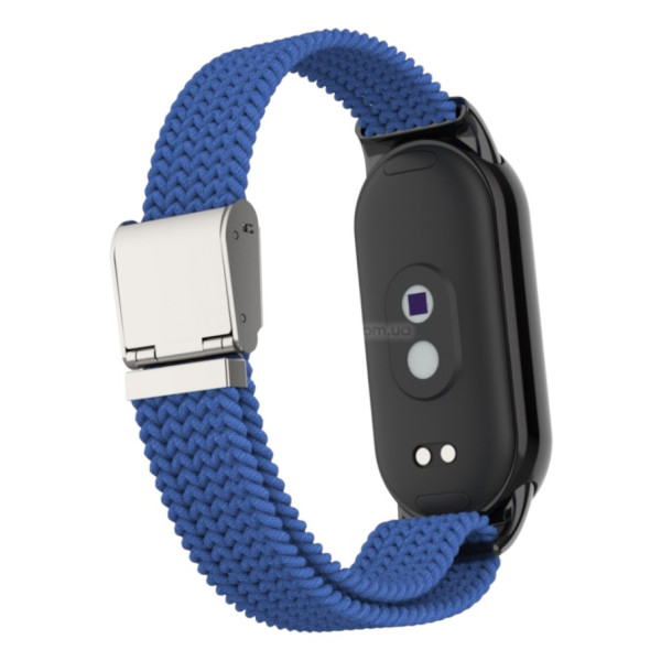 Фото - Ремешок для фитнес-браслета Armorstandart Braided Solo Loop for Xiaomi Smart Band 10/9/8 Blue (ARM86880)