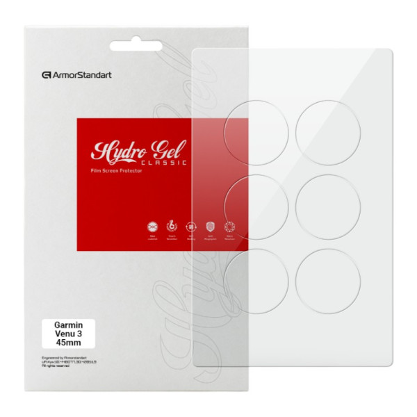 Фото - Защитная пленка для смарт-часов Armorstandart for Garmin Venu 3 45mm 6 шт. (ARM86961)