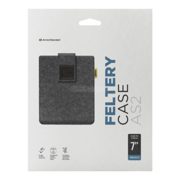 Фото - Чехол для электронной книги Armorstandart Feltery Case AS2 for E-Book 7 Black (ARM84423)