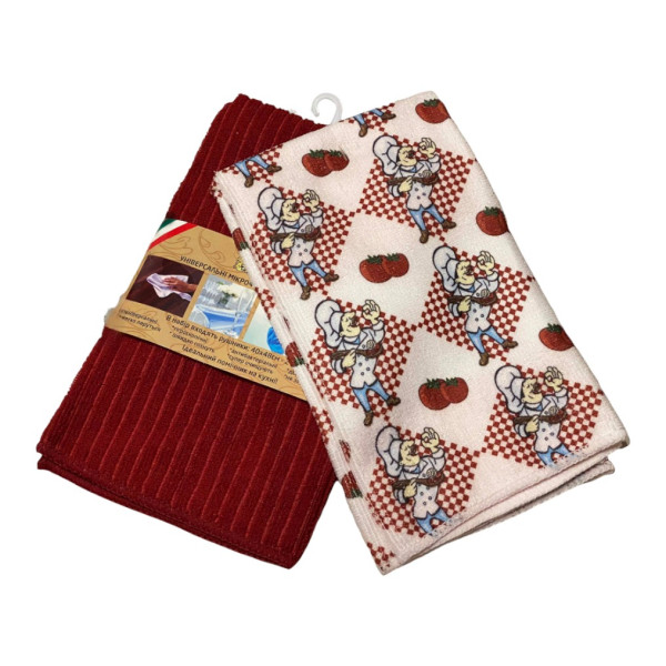 Фото - Набор полотенец Zastelli Шеф-повар 4 шт. 40х48 см микрофибра Коричневые (21139) Фото - Набор полотенец Zastelli Шеф-повар 4 шт. 40х48 см микрофибра Коричневые (21139)