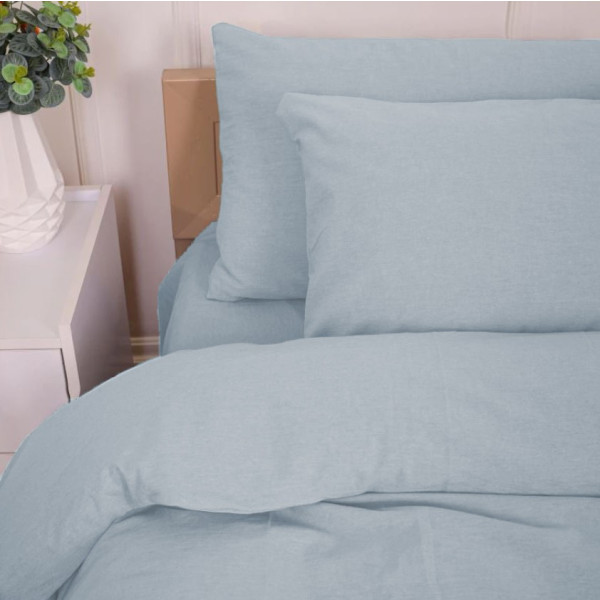 Фото - Комплект постельного белья MirSon 143х210 см 40-0018 Northern Tale Вареный хлопок (2200009674389)