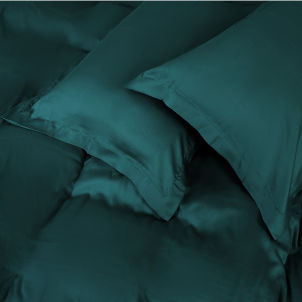 Фото - Комплект постельного белья MirSon Tencel №07 Emerald 200х220 (2200009370991)