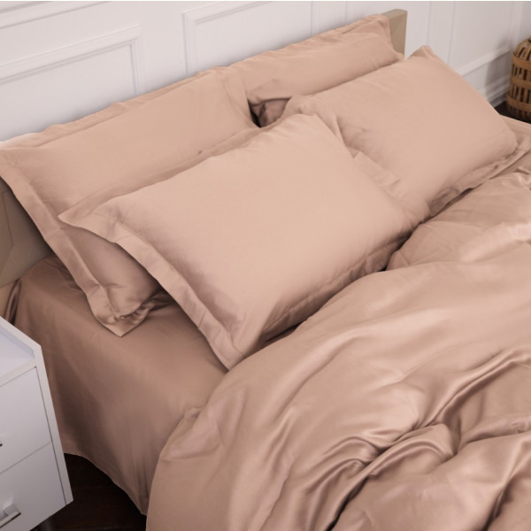 Фото - Комплект постельного белья MirSon Tencel №03 Creamy 143х210 (2200009369032)