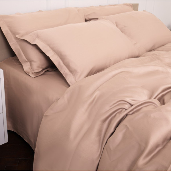 Фото - Комплект постельного белья MirSon Tencel №03 Creamy 143х210 (2200009369032)