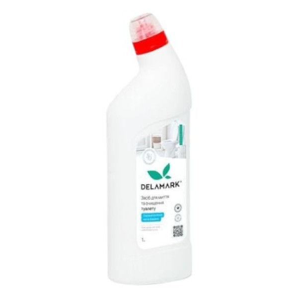 Фото - Средство для чистки унитаза DeLaMark белые цветы хлопка 1 л (4820152333650) Фото - Средство для чистки унитаза DeLaMark белые цветы хлопка 1 л (4820152333650)