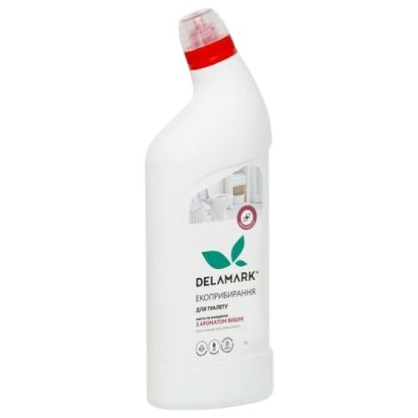 Фото - Средство для чистки унитаза DeLaMark с ароматом вишни 1 л (4820152330758) Фото - Средство для чистки унитаза DeLaMark с ароматом вишни 1 л (4820152330758)