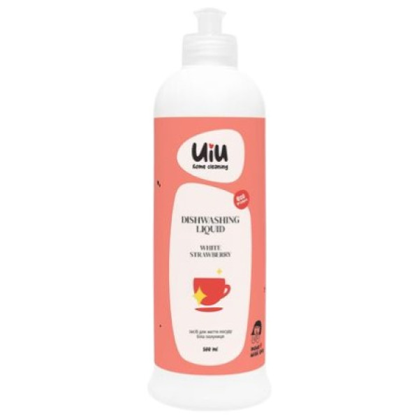 Фото - Средство для ручного мытья посуды UIU Белая клубника 0.5 л (4820152332820) Фото - Средство для ручного мытья посуды UIU Белая клубника 0.5 л (4820152332820)
