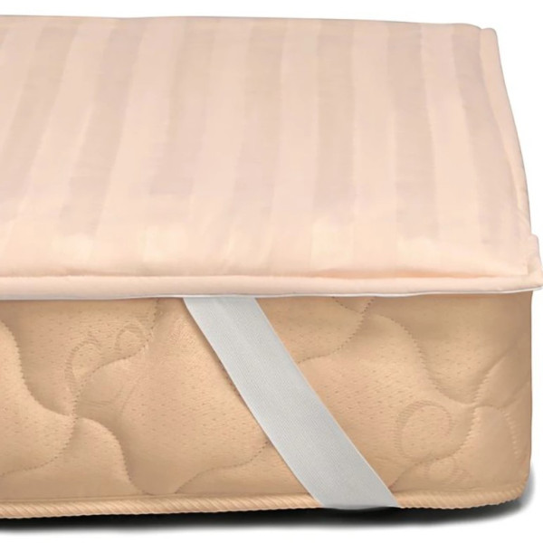 Фото - Наматрасник MirSon Carmela Waterproof Cotton 272/2 200x220 (2200000340757)