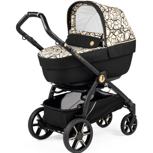 Фото - Коляска универсальная 3 в 1 Peg-Perego Book Grafic Gold Lounge (PACK-BOOK31LG00002)