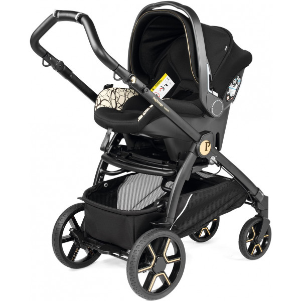 Фото - Коляска универсальная 3 в 1 Peg-Perego Book Grafic Gold Lounge (PACK-BOOK31LG00002)