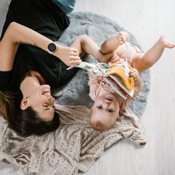 Фото - Одеяло детское зима BabyOno вязаное бамбуковое 75х100 см кремовое (1479/01)