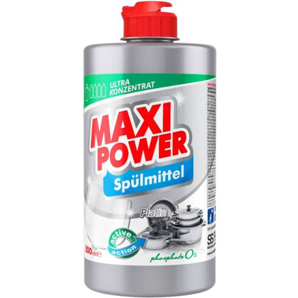 Фото - Средство для ручного мытья посуды Maxi Power Платинум 500 мл (4823098411949)