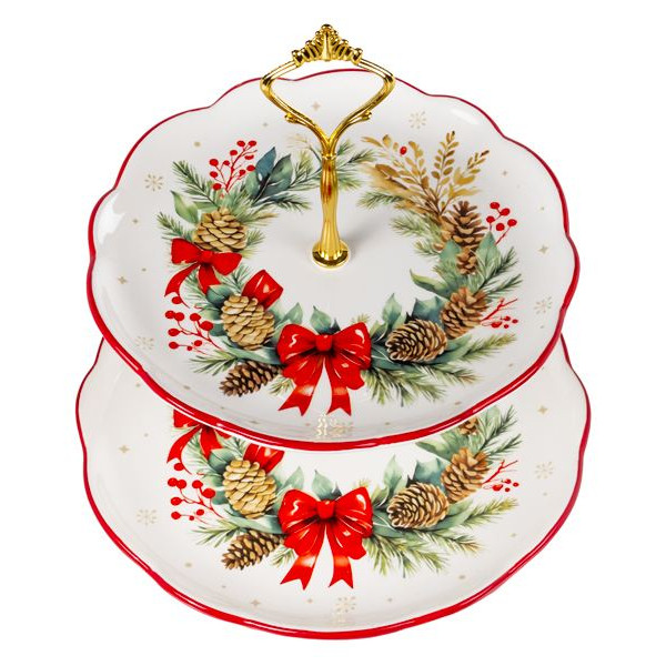 Фото - Фуршетная стойка Lefard Рождественский Венок 24,5 см (858-0171)