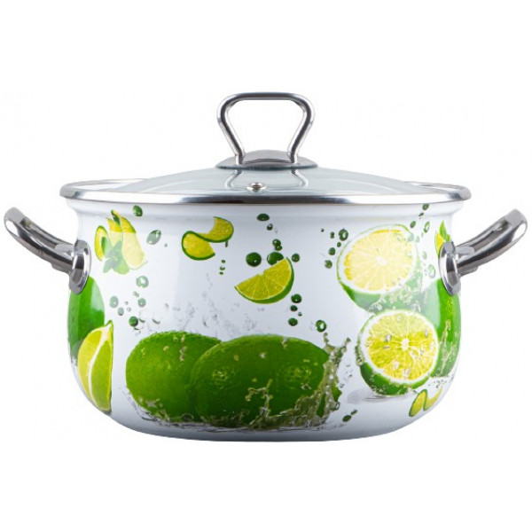 Фото - Кастрюля Gusto Яркие лаймы Premium 20 см 4,0 л (GT-T-120-LI)
