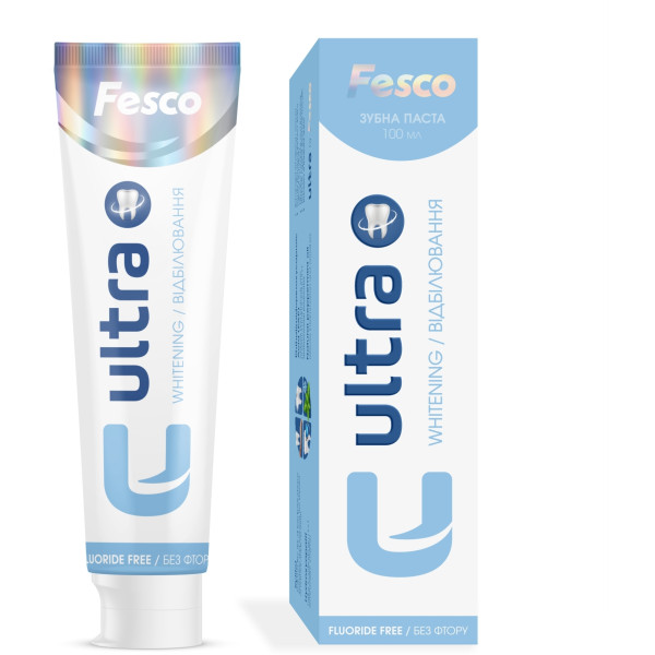 Фото - Зубная паста Fesco 100 мл Ultra Whitening (4820204701970)