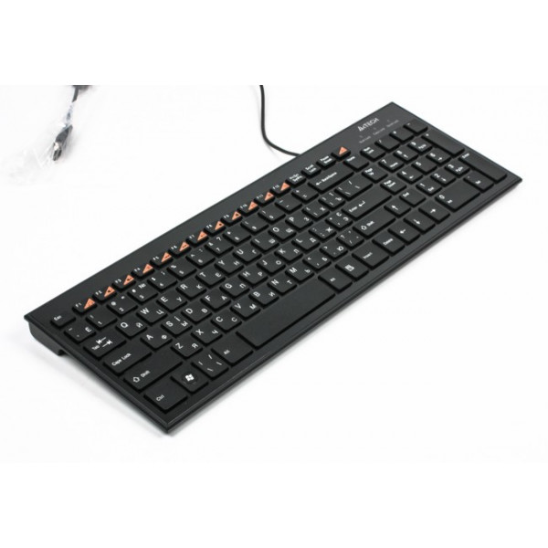 Фото - Клавиатура проводная A4tech KX-100 USB Black