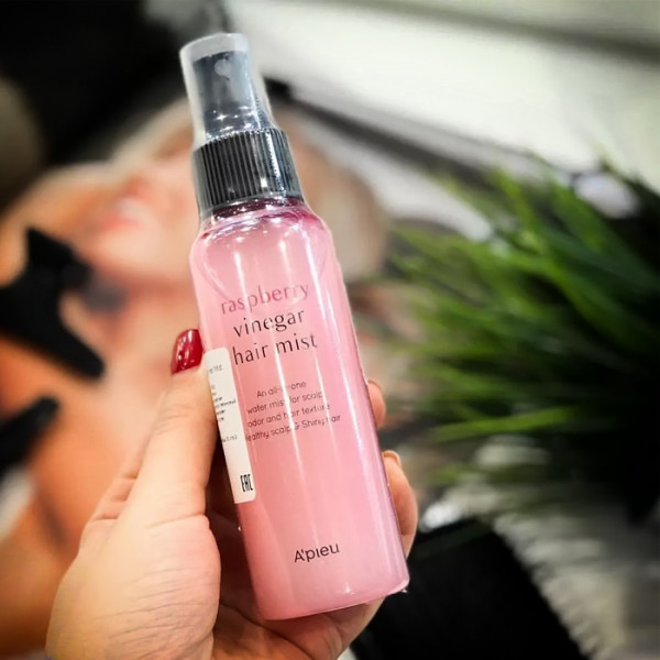 Фото - Спрей для волос A'pieu Raspberry Vinegar Hair Mist 105 мл (8809581460294)