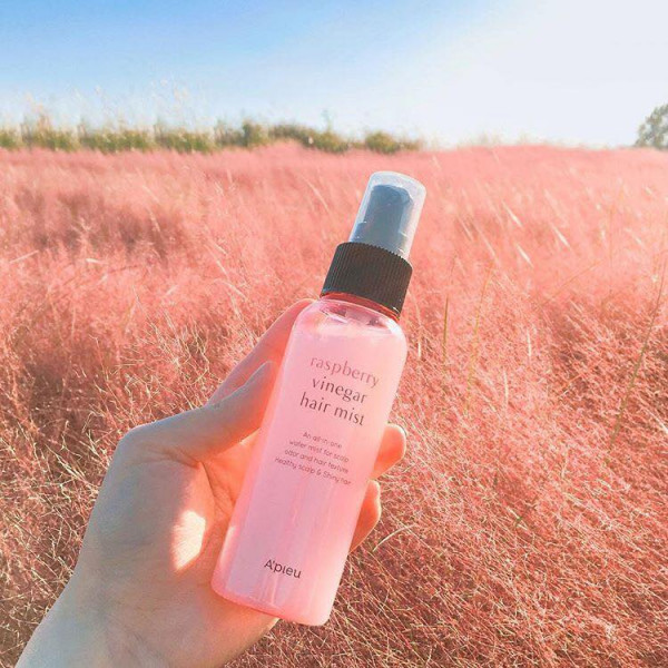Фото - Спрей для волос A'pieu Raspberry Vinegar Hair Mist 105 мл (8809581460294)